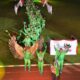 Kontingen Kabupaten HSS pada saat acara pembukaan Porprov XI Kalsel tahun 2022.