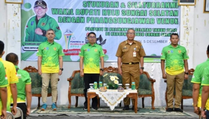 Wabup Syamsuri Hadiri Syukuran Porprov XI Kalsel dan Silaturahmi KONI HSS