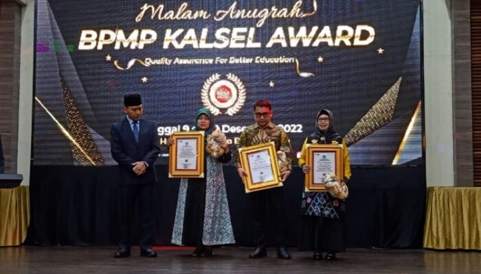 Disdikbud HSS Raih Dua Penghargaan di Anugerah BPMP Kalsel Award 2022