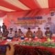 Konferensi pers pengungkapan tindak pidana narkotika jaringan Internasional oleh Polda Kalsel.