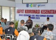 Bupati Fikry Hadiri Rakor Evaluasi Kinerja Dinkes HSS