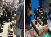 Sambangi THM, Polres Balangan Sita Ratusan Botol Miras