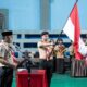 Wakil Bupati (Wabup) HSS, Syamsuri Arsyad melantik Nafarin sebagai Ketua Mabiran Daha Selatan Periode 2023-2026.