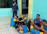 Personil Polresta Banjarmasin Jalani Tes Kesamaptaan Jasmani