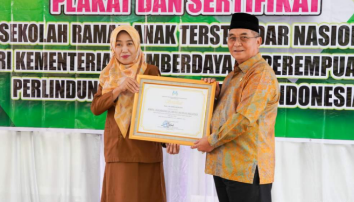 Membanggakan, SMPN 1 Kandangan Dinobatkan Menjadi Sekolah Ramah Anak Terstandar Nasional