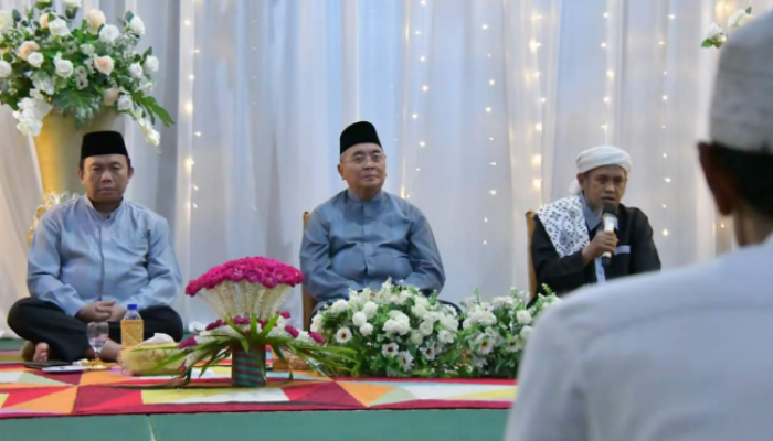 Safari Rajab, Bupati HSS Hadiri Peringatan Isra Mi’raj di Masjid Al Amin Angkinang