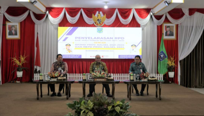 Pemkab HSS Selaraskan RPD 2024-2026 Dengan Provinsi Kalsel