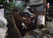 Rumah Milik Warga Desa Mawangi HSS Jebol Dihantam Longsor
