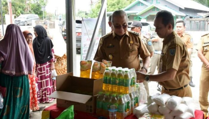 Fasilitasi Kebutuhan Pokok Jelang Ramadhan, Pemkab HSS Gelar Pasar Murah TTI