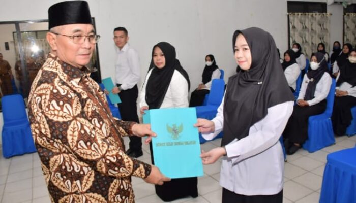 113 Tenaga Kesehatan Terima SK PPPK Dari Bupati HSS