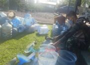 Anggota Kodim 1010 Tapin Sulap Limbah Plastik Jadi Median Bercocok Tanam