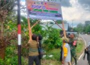 Koramil Simpur HSS Ajak Perusahaan Swasta Buat Imbauan Pencegahan Karhutla