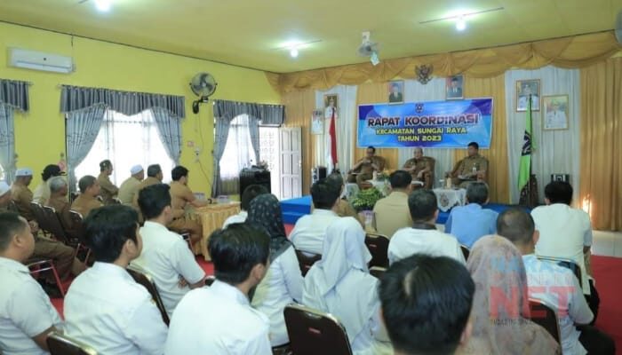 Hadiri Rakor Kecamatan Sungai Raya, Bupati HSS Berikan Pembinaan Untuk Pemerintah Desa