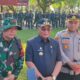 Bupati HSS, Achmad Fikry didampingi Dandim 1003/HSS, Letkol Inf Nurliwedie Nurdin Kanan dan Kapolres HSS, AKBP Leo Martin Pasaribu.