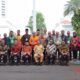 Sekda HSS, Muhammad Noor ikuti sesi foto bersama dengan Wakil Presiden RI, Ma'aruf Amin.