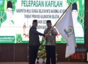 Bupati HSS Lepas 46 Kafilah MTQ ke 34 Tingkat Provinsi Kalsel Tahun 2023