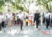 HUT KPOTI HSS, Sekda Muhammad Noor Buka Festival Olahraga Tradisional Pelajar