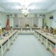 Sekda HSS, Muhammad Noor memimpin entry meeting pemeriksaan akhir masa jabatan kepala daerah bersama Tim Pemeriksaan Inspektorat Daerah Provinsi Kalimantan Selatan (Kalsel).