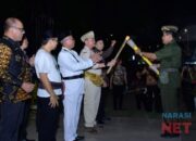 Meriahkan Hari Pahlawan, Pj Bupati HSS Lepas Ribuan Peserta Pawai Obor