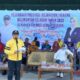 Pj Bupati HSS, Hermansyah saat membuka pelaksanaan Kejurprov Kalsel Cabor renang tahun 2023 di Amandit Aquatic Center Kandangan.