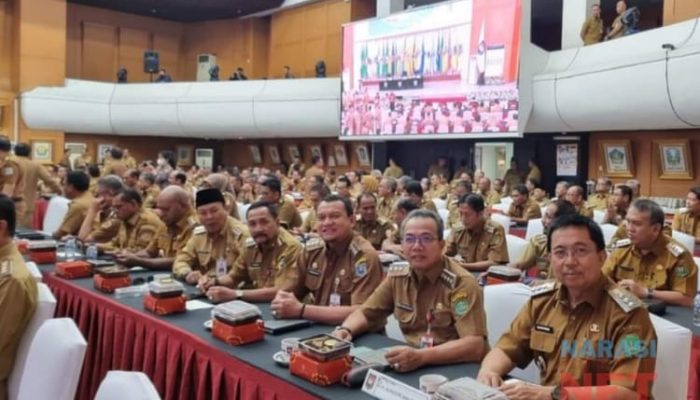 Pj Bupati HSS Ikuti Rakor Kepala Daerah Bersama Kemendagri RI