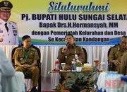 Pj Bupati HSS Silaturahmi Bersama Lurah dan Perangkat Desa Kecamatan Kandangan