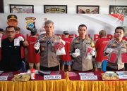 Awal Tahun 2024, Polres Tapin Berhasil Ungkap 13 Kasus Narkotika