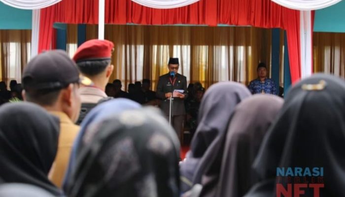 Sekda HSS Hadiri Upacara Peringatan Kemerdekaan Perang Palagan Nagara