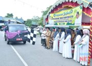 Pemkab HSS Lepas Ratusan Kafilah MTQ Tingkat Kabupaten Ke-49