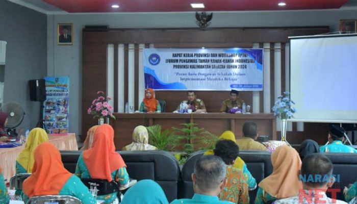 Upaya Majukan Pendidikan, Pj Bupati HSS Buka Workshop FPTKI Kalsel