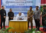 Sekda Muhammad Noor Hadiri Pencanangan Zona Integritas WBK dan WBBM BPS HSS