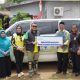 Pj Bupati HSS, Hermansyah menyerahkan secara simbolis bantuan CSR Bank Kalsel berupa mobil ambulan kepada Desa Lokbinuang.