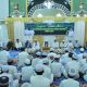 Pj Bupati HSS, Hermansyah beserta jajaran Pemkab HSS saat melaksanakan safari Ramadhan di Masjid Nurul Ihsan Tumpahan, Desa Batu Bini