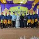 Pj Bupati HSS, Hermansyah beserta keluarga menerima kedatangan masyarakat pada acara open house Idul Fitri 1445 Hijriah.