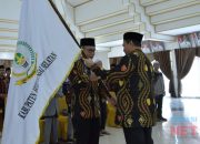 Pj Bupati HSS Lepas 90 Kafilah MTQ Nasional Tingkat Provinsi Kalsel