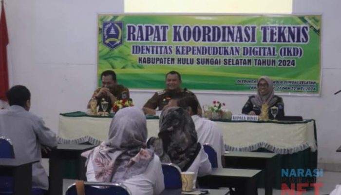 Wujudkan HSS Go Digital, Pj Bupati Hermansyah Buka Rakor Teknis IKD