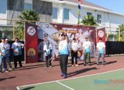 Ratusan Peserta Ikuti Kejuaraan Tenis Se-Banua Enam 5-Pi Cup Polres HSS