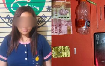 NO (21) berserta barang bukti yang berhasil diamankan jajaran Satresnarkoba Polres Balangan.