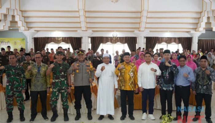 Pemkab HSS Gelar Halal Bihalal Bersama Penyelenggara Pemilu