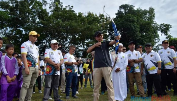 Sekda Muhammad Noor Buka Festival Panahan Junior Paman Birin Cup 2024