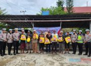 Jelang HUT Bhayangkara Ke-78, Polres HSS Salurkan Ratusan Paket Bantuan Sosial