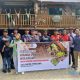 PT Antang Gunung Meratus (AGM) bersama Kelompok Tani Lebah Tri Buana saat melakukan studi tiru ke tempat budidaya Kelompok Tani Hutan (KTH) Remaja Kelulut Barabai, di Desa Jatu, Kecamatan Pandawa, Kabupaten HST.