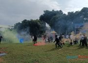 Aksi Kerusuhan dan Dentuman Bom Warnai Peringatan HUT Ke-78 Bhayangkara di HSS