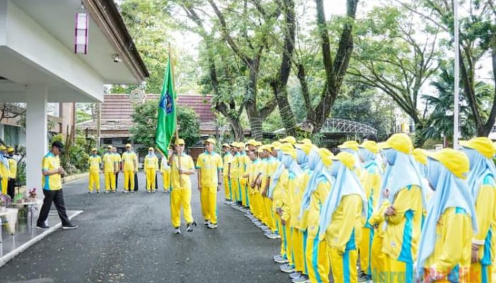 Pemkab HSS Lepas Kontingen PESODA Kalsel 2024