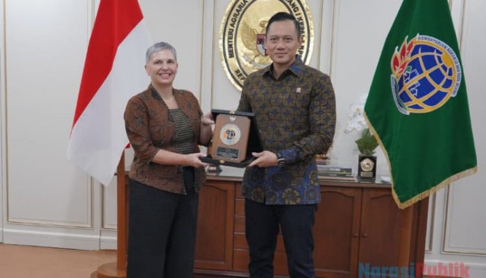 Perkuat Kerjasama Antara Negara, Menteri AHY Terima Kunjungan Duta Besar Australia
