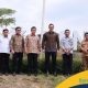 Menteri ATR/BPN Agus Harimurti Yudhoyono (AHY) saat mengunjungi lokasi pembangunan Kantor Badan Bank Tanah Kabupaten PPU.