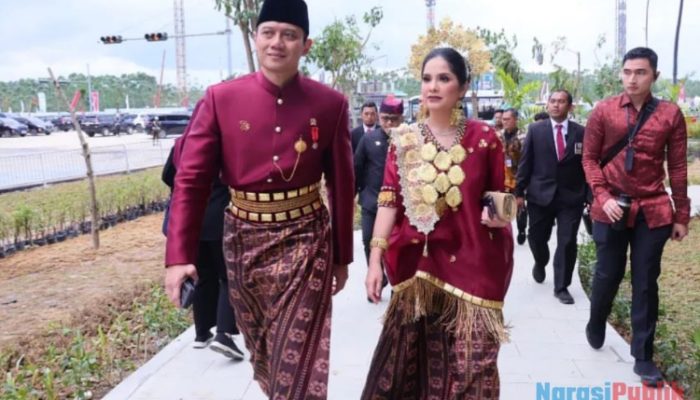 Hadiri Upacara Peringatan HUT Ke-79 Kemerdekaan RI, Menteri AHY Kenakan Dua Baju Adat Daerah