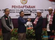 Ja’far-Faisal Jadi Pasangan Pertama Yang Daftarkan Diri Sebagai Bacalon Bupati-Wakil Bupati HSS