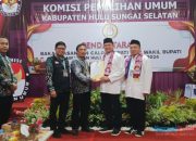 Sah!!! Hermansyah-Yopie Resmi Mendaftar ke KPU Sebagai Bacalon Bupati dan Wabup HSS