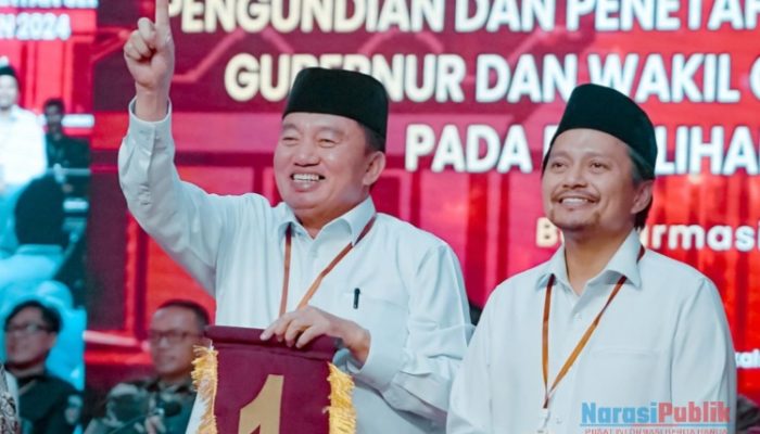 GIM Kalsel Kawal Muhidin-Hasnur di Pengundian Nomor Urut Pilgub